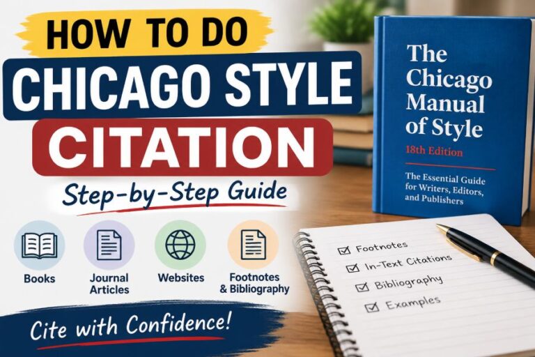 How to Do Chicago Style Citation: A Complete Guide for Students and Researchers